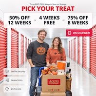 Access Storage - London Airport - self serve Promotion
