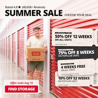 Access Storage - London Airport - self serve Promotion